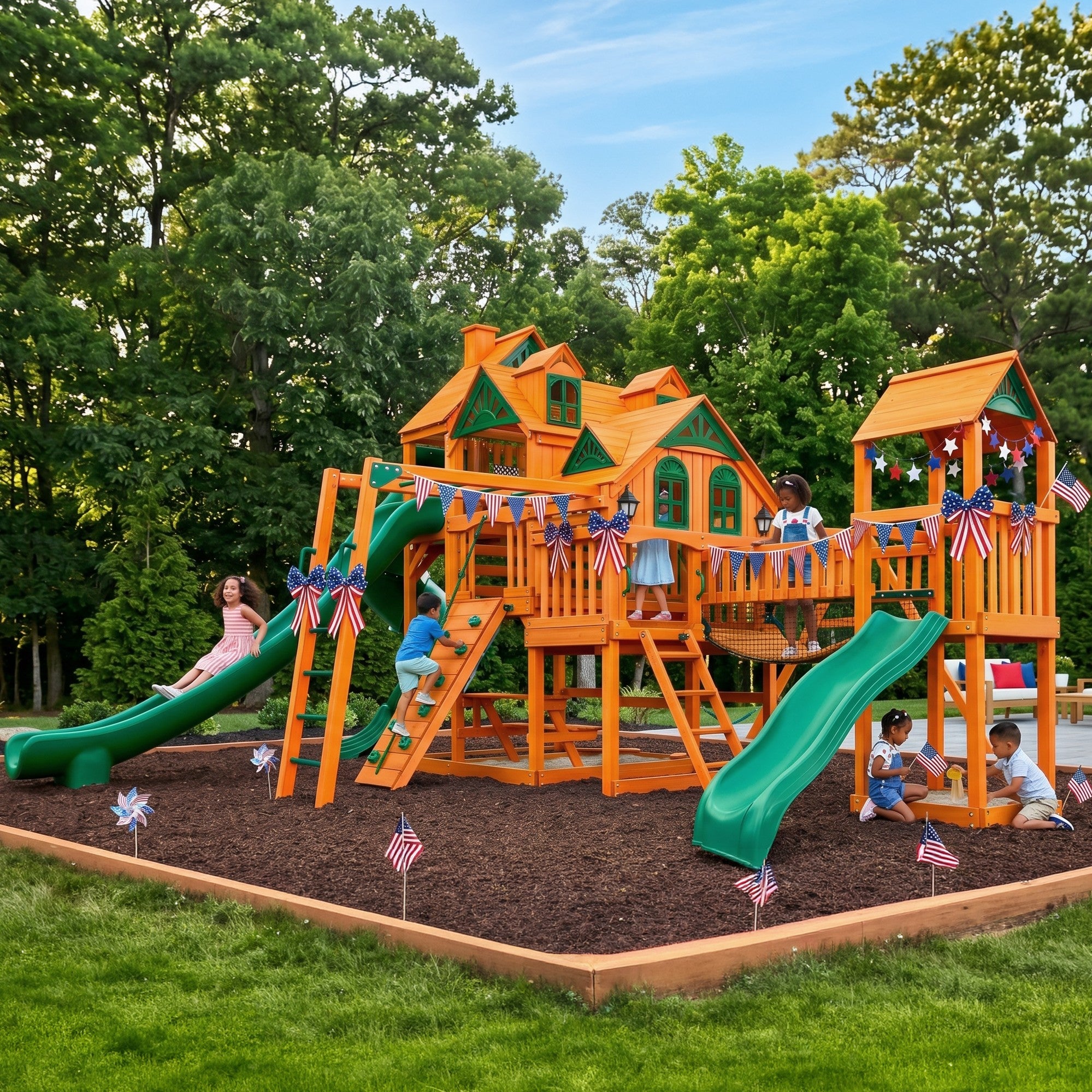 Empire Extreme Swing Set | Childrens Playset | Gorilla Playsets