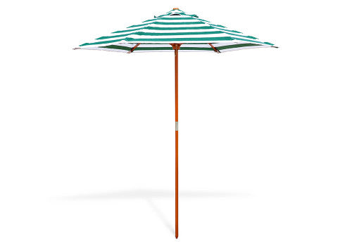 kids patio umbrellas Gorilla Playsets Green/White 71.75"H x 62.5" Picnic Table Wooden Replacement Umbrella