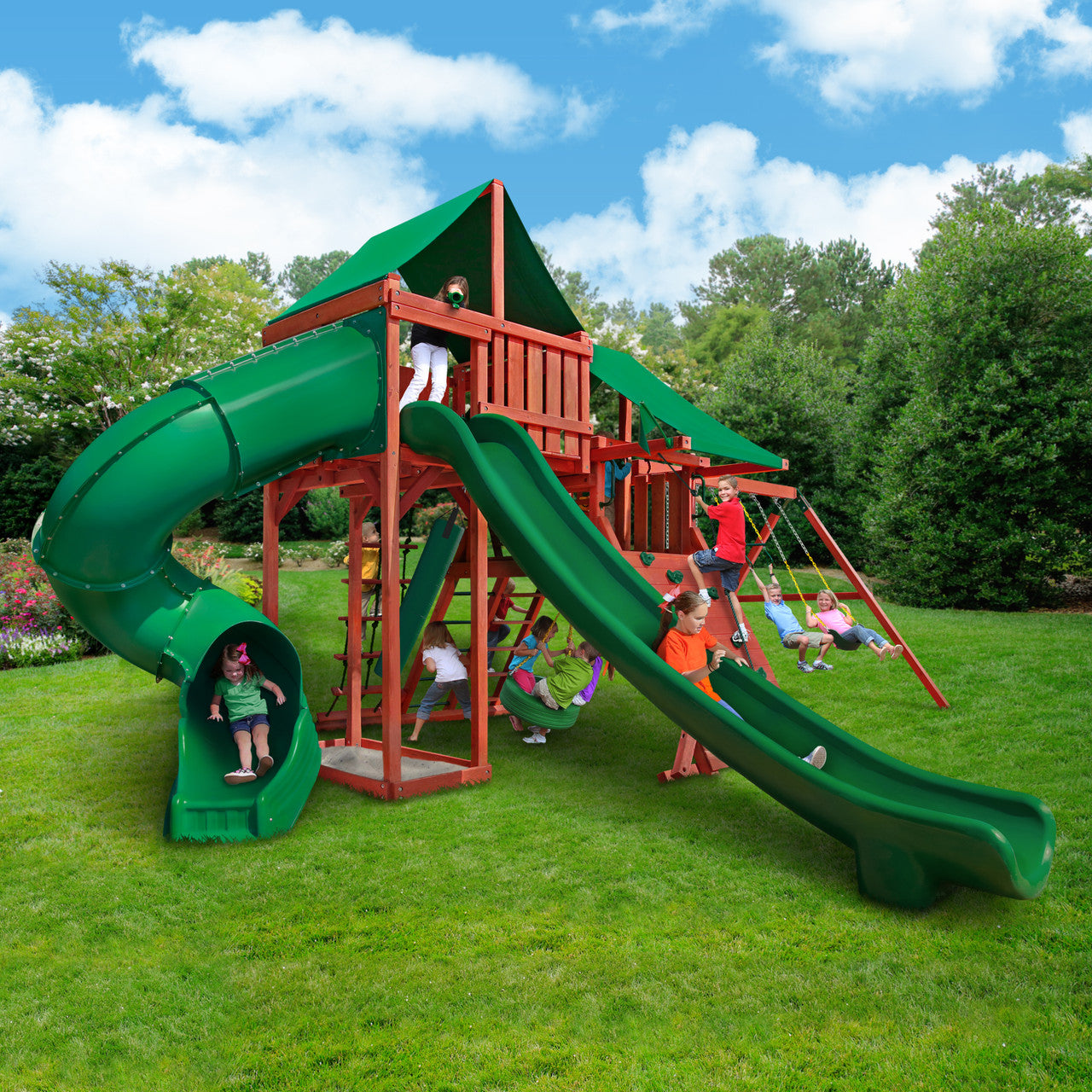 Sun Valley Deluxe Swing Set Sun Valley Deluxe Swing Set