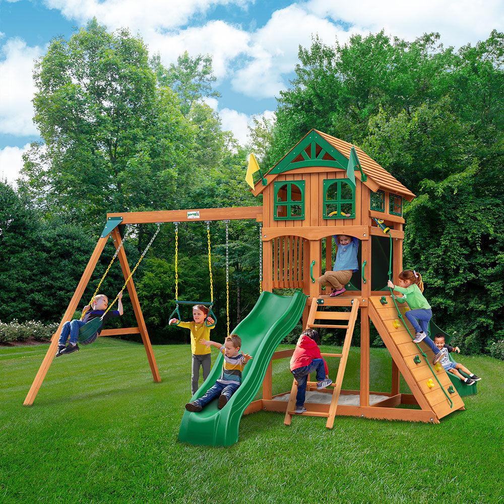 Outing w/ Tube Slide Swing Set Outing w/ Tube Slide Swing Set