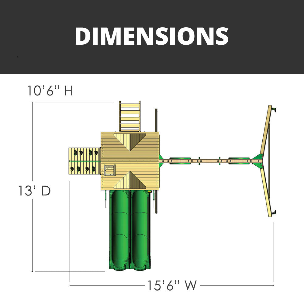 Double Down II Swing Set Double Down II Swing Set