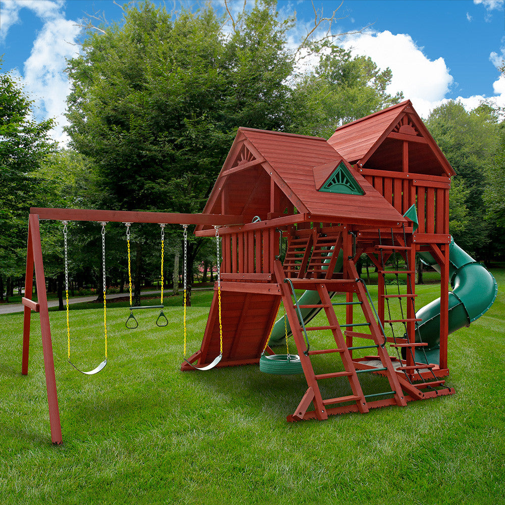 Sun Palace Deluxe Swing Set Sun Palace Deluxe Swing Set