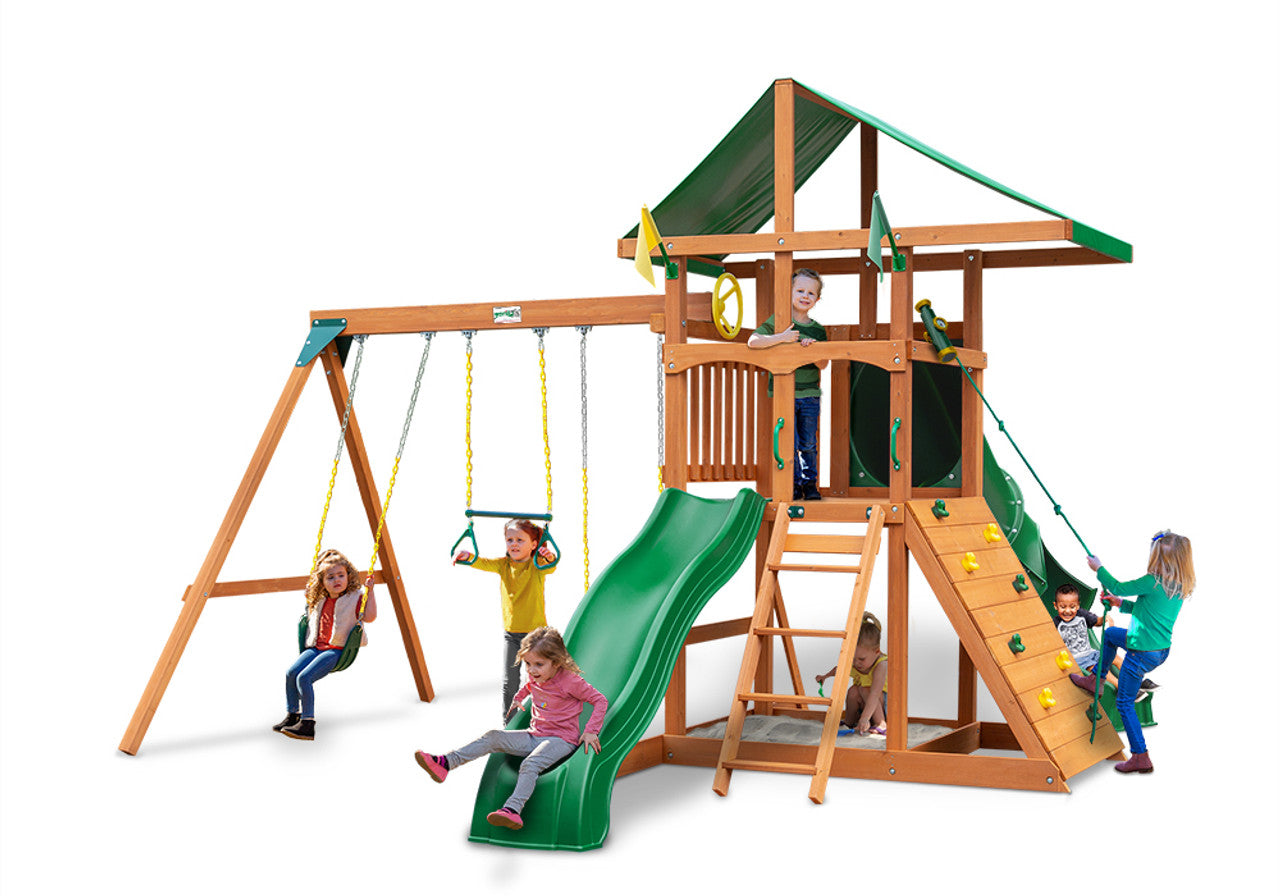 Outing w/ Tube Slide Swing Set Outing w/ Tube Slide Swing Set