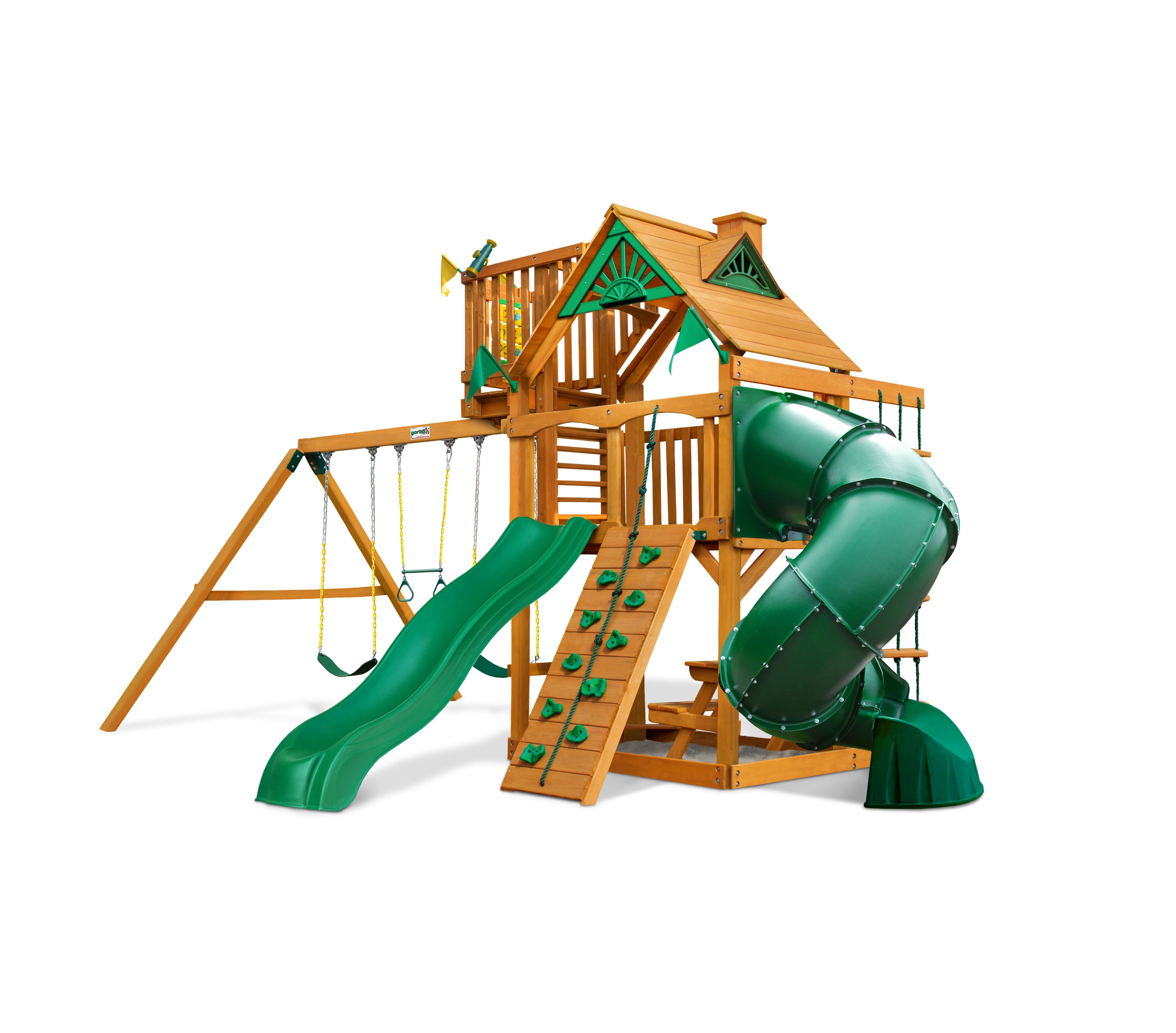 Mountaineer w/ Sky Loft Swing Set Mountaineer w/ Sky Loft Swing Set