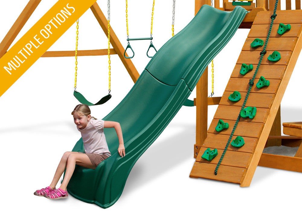 Studio view of Olympus Slide from Gorilla Playsets. Studio view of Olympus Slide from Gorilla Playsets.