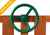 Studio view of steering wheel from Gorilla Playsets. Studio view of steering wheel from Gorilla Playsets.