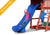 Studio shot of blue Super Scoop Slide from Gorilla Playsets Studio shot of blue Super Scoop Slide from Gorilla Playsets