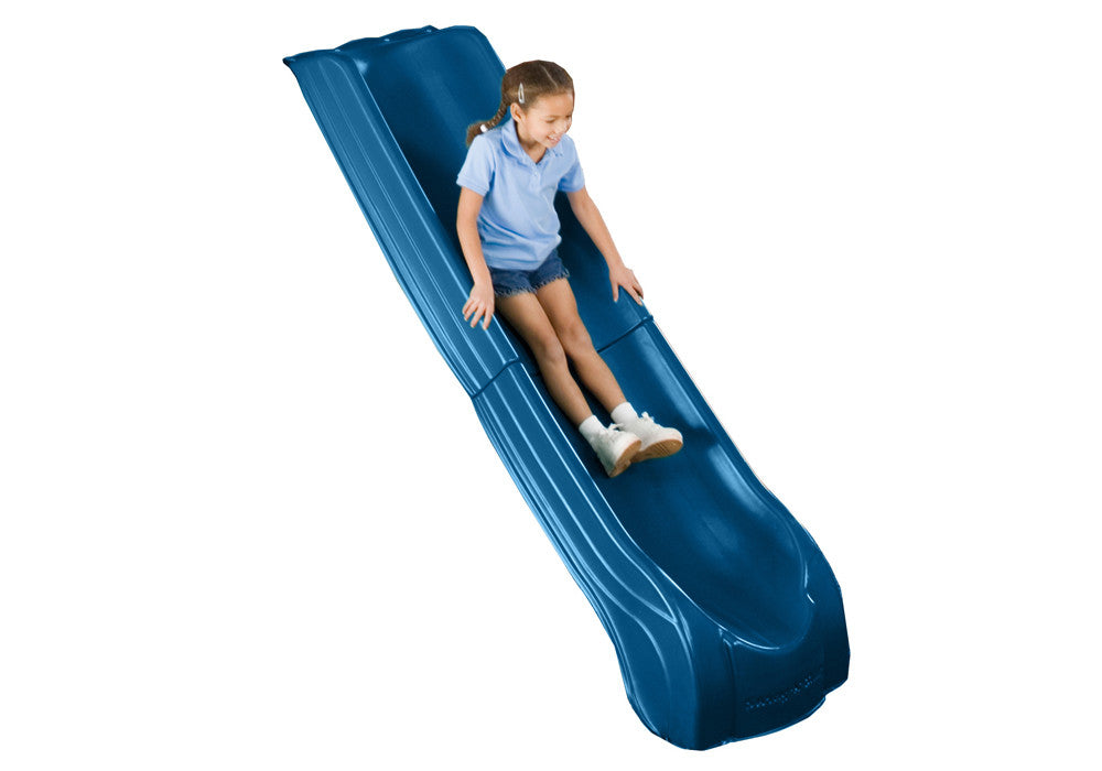 Studio shot of Blue Summit Slide from Gorilla Playsets Studio shot of Blue Summit Slide from Gorilla Playsets