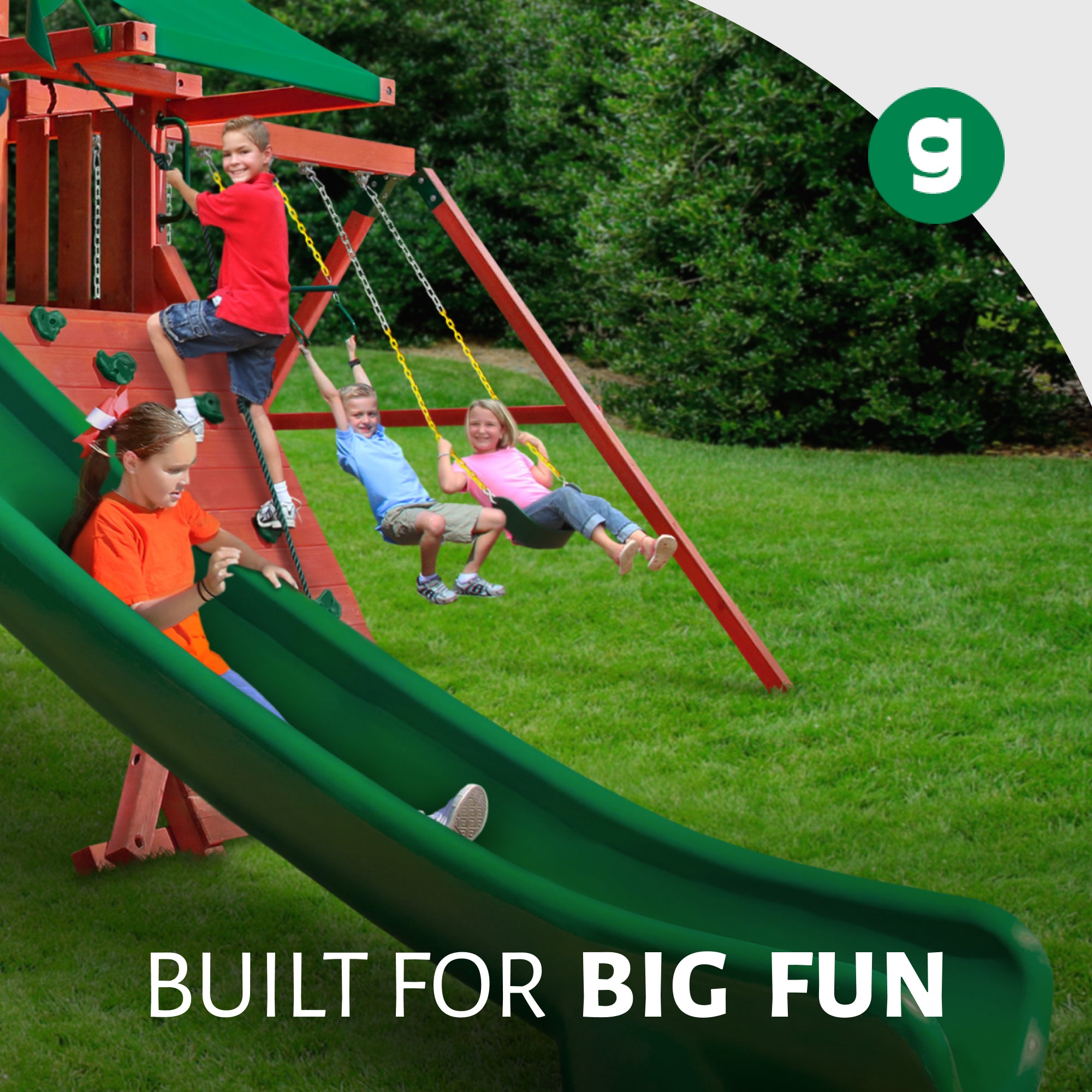 Sun Palace Deluxe Swing Set