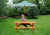 Lifestyle image of children's picnic table by Gorilla Playsets.