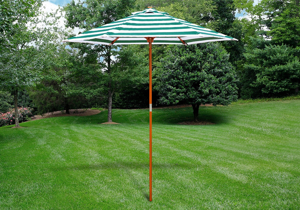 kids patio table umbrella Gorilla Playsets Green/White 71.75"H x 62.5" Picnic Table Wooden Replacement Umbrella