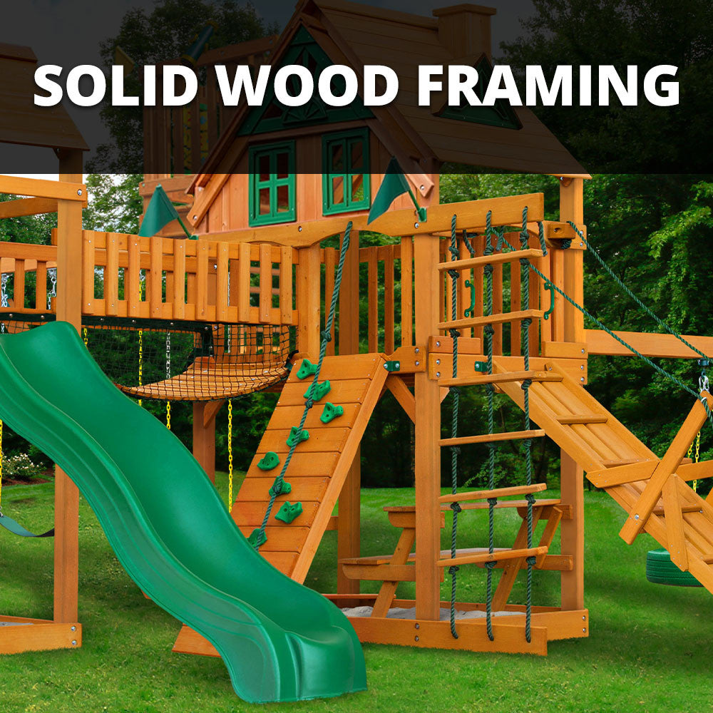 Pioneer Peak w/ Sky Loft Swing Set