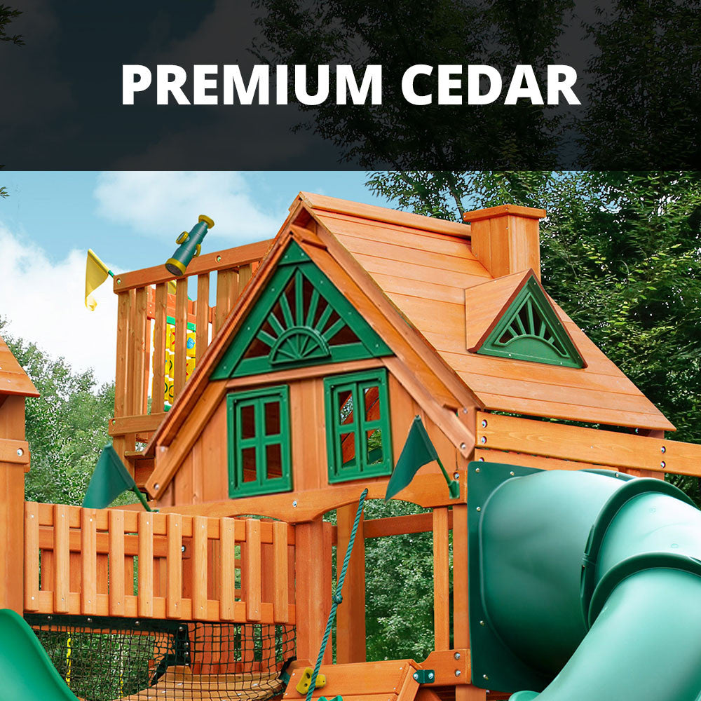Wilderness Gym w/ Sky Loft Swing Set