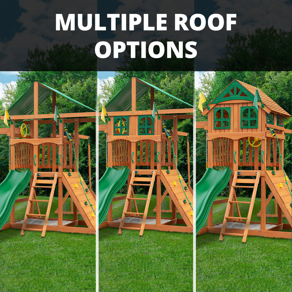 Outing w/ Monkey Bars Swing Set