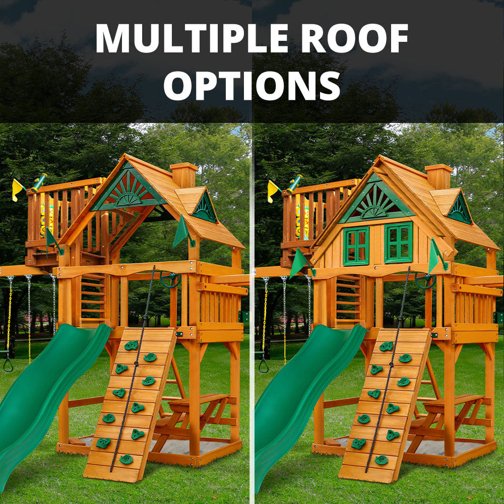 Homestead w/ Sky Loft Swing Set