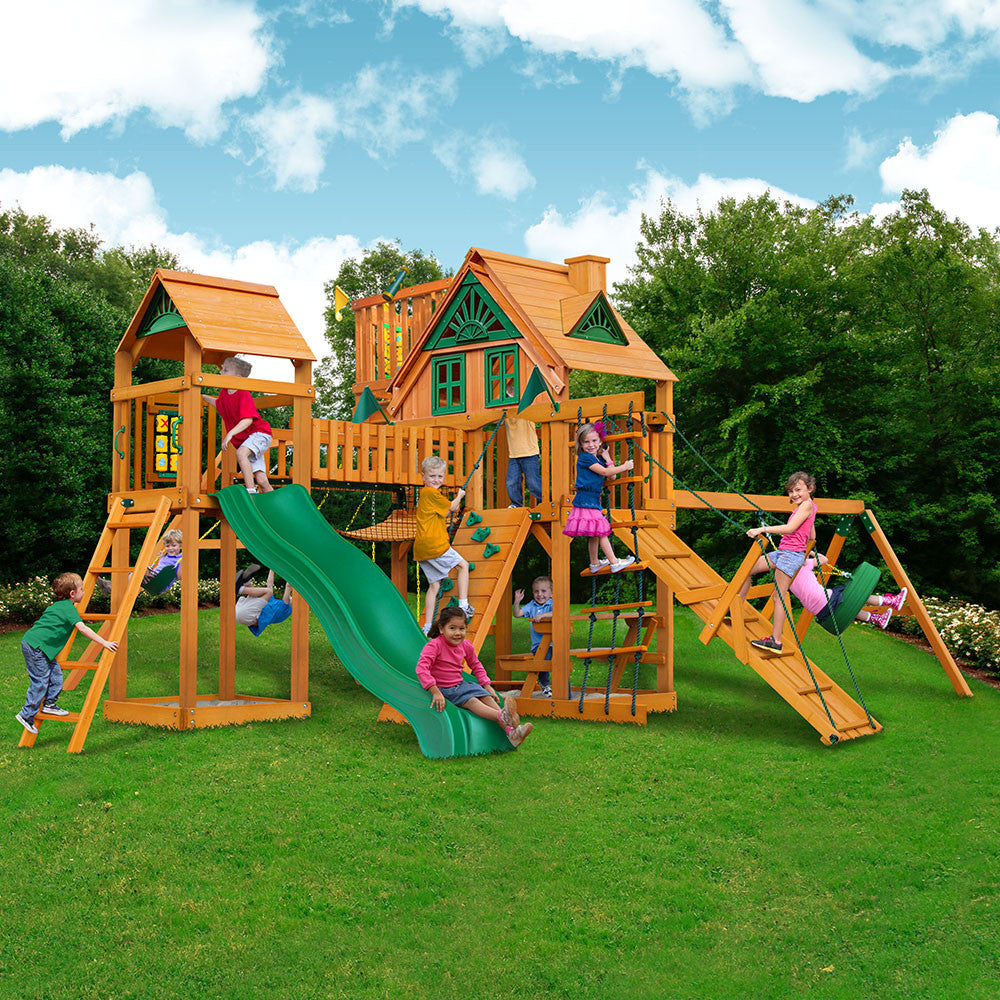 Pioneer Peak w/ Sky Loft Swing Set