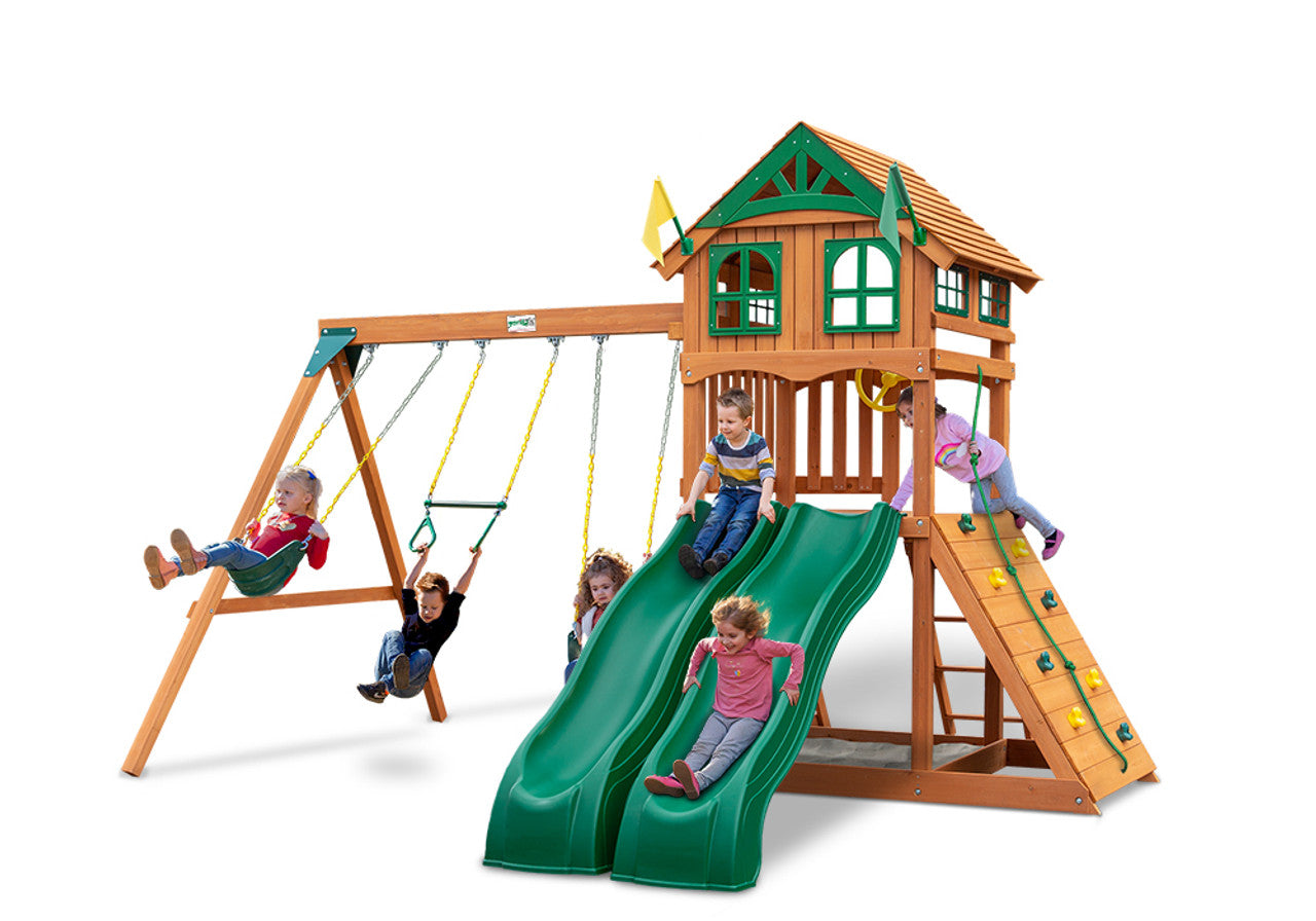 Outing w/ Dual Slides Swing Set
