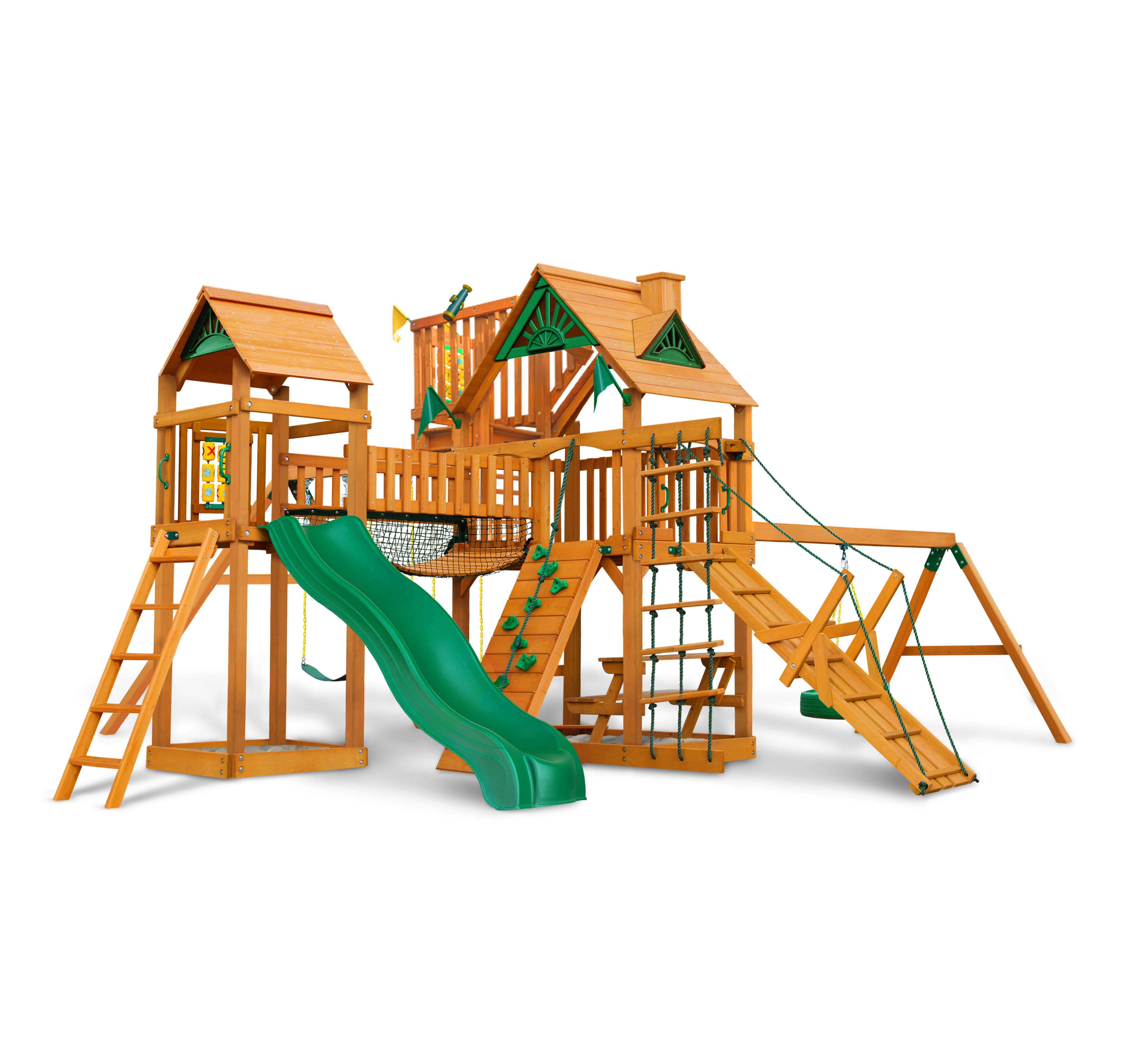 Pioneer Peak w/ Sky Loft Swing Set