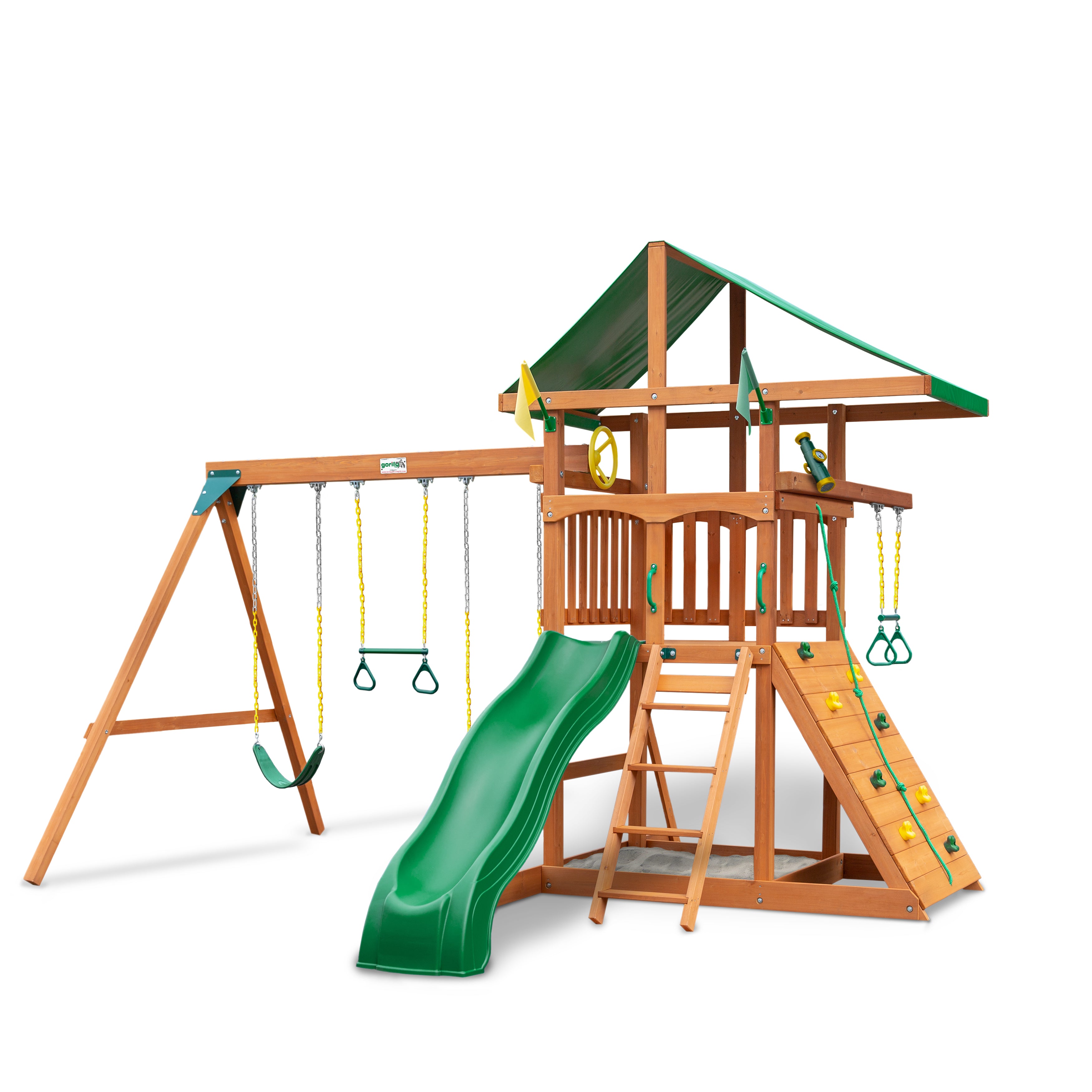 Outing w/ Trapeze Bar Swing Set
