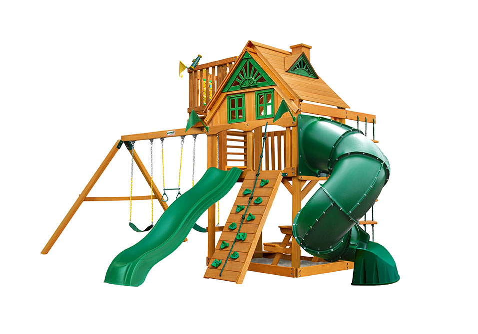 Mountaineer w/ Sky Loft Swing Set