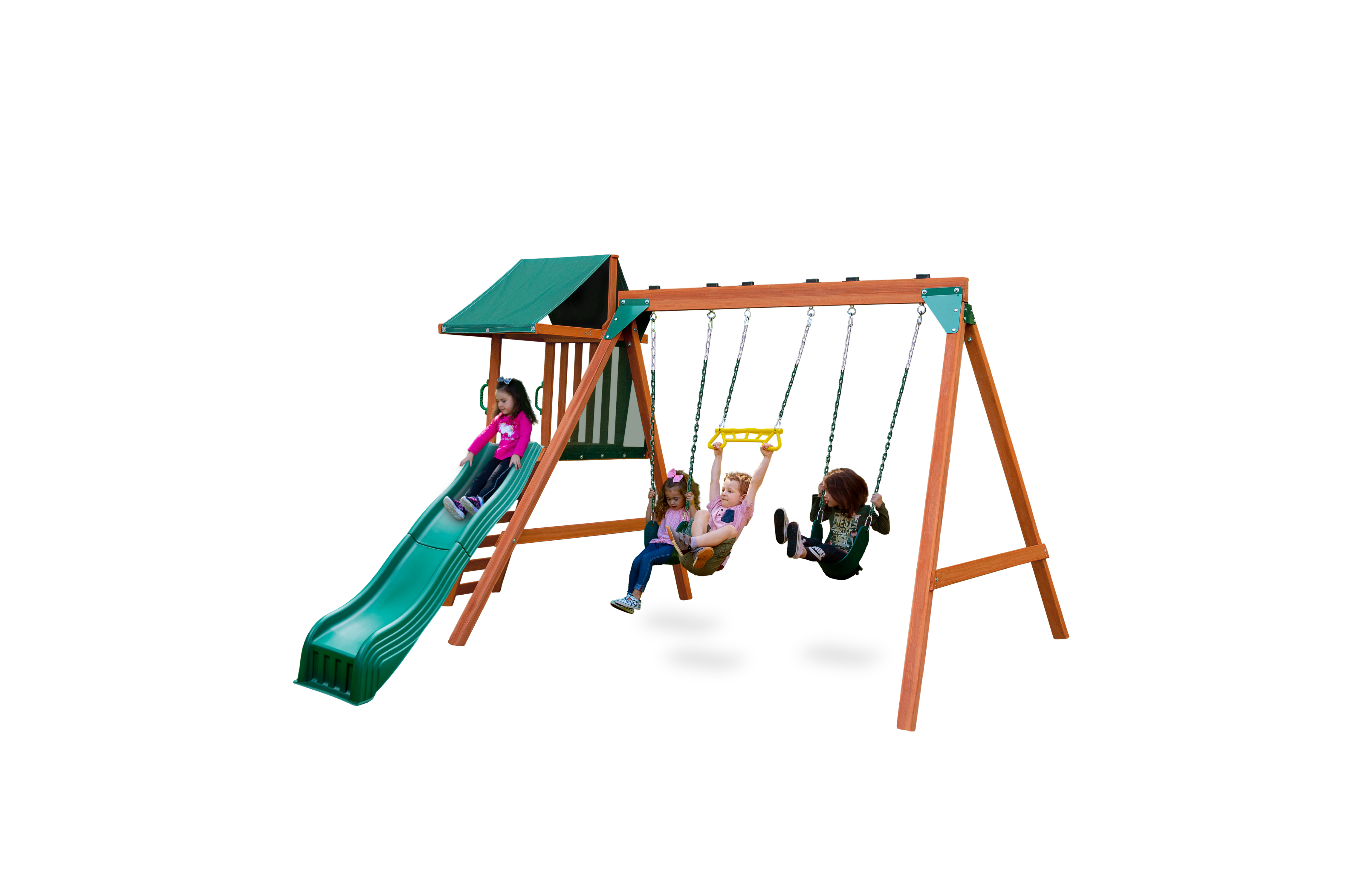 Basic Swing Set with Slide
