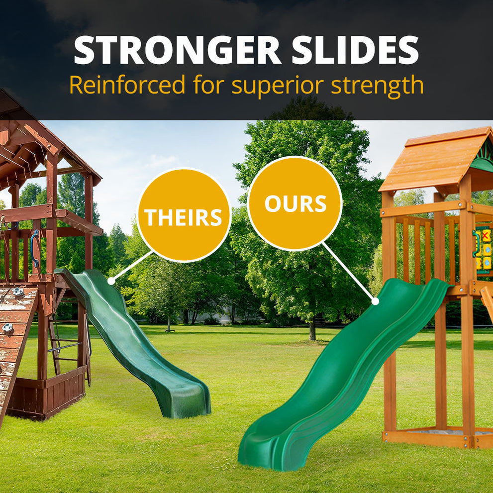 Adventure Wave Swing Set | Wood Playset | Gorilla Playsets