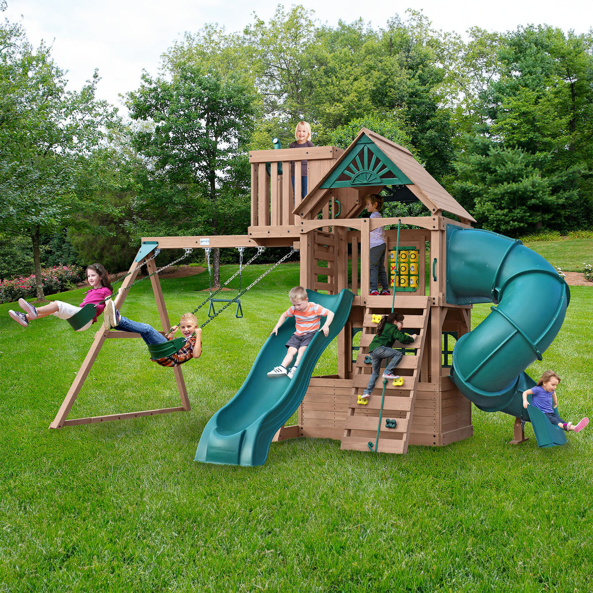 Alpine Adventure Wooden Playset | Gorilla Playsets