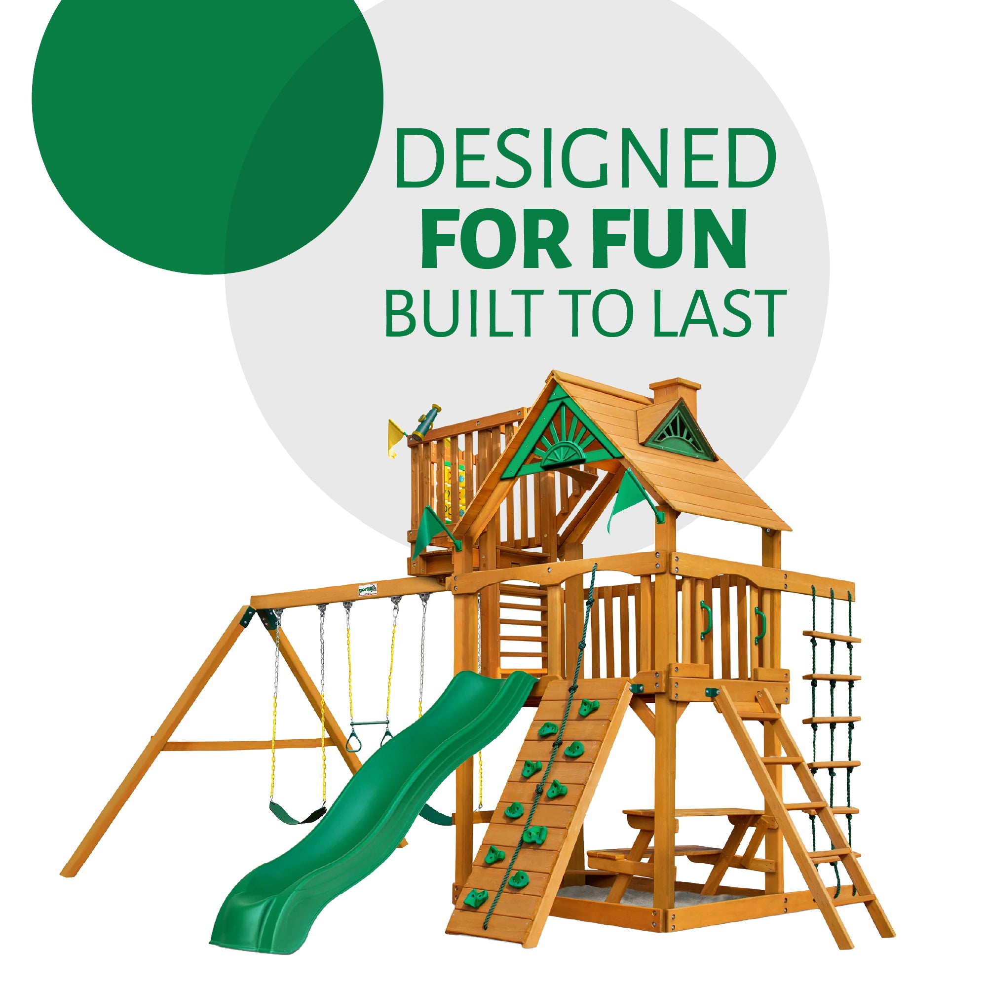 Chateau Swing Set