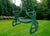 Outdoor shot of Double Glider Swing from Gorilla Playsets.
