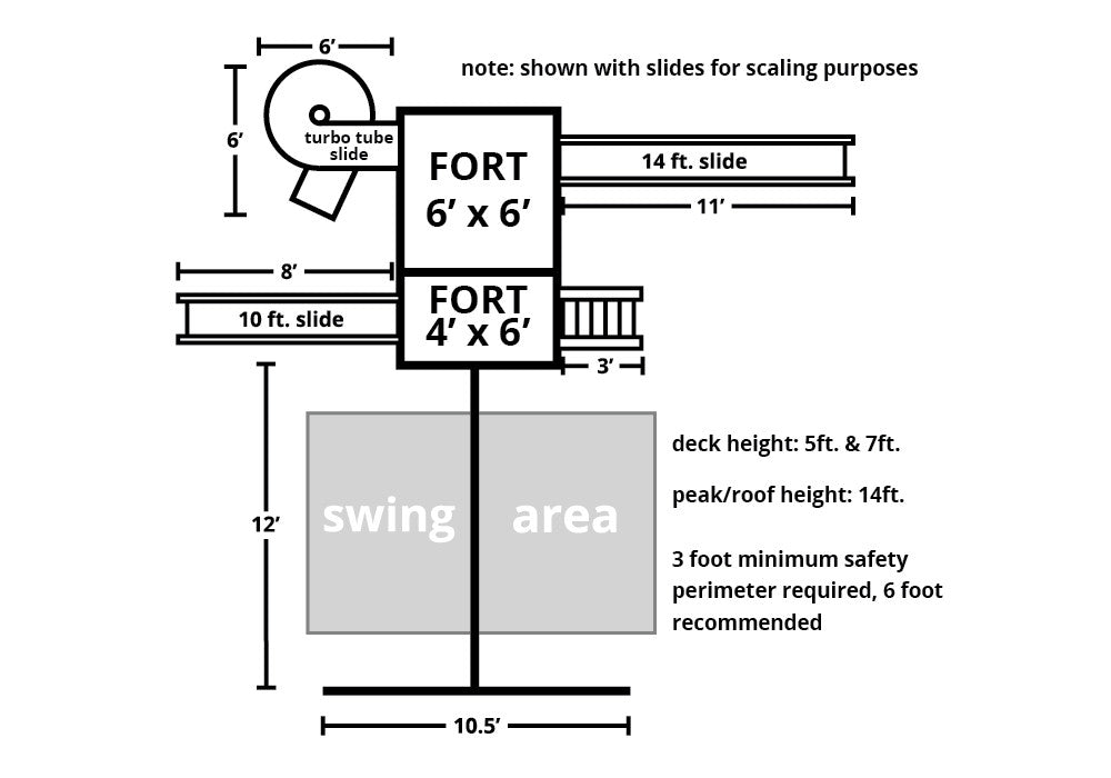 Frontier DIY Swing Set - Hardware-Only Kit