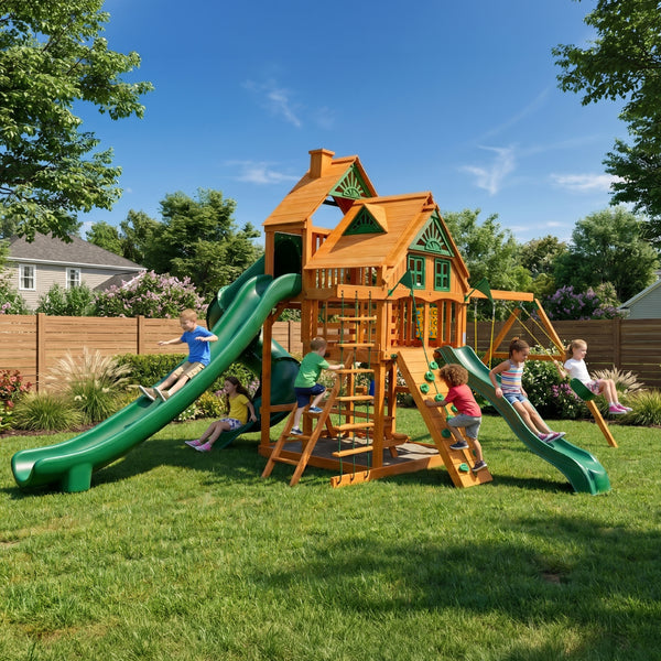 Great Skye II Wooden Swing Set | Gorilla Playsets