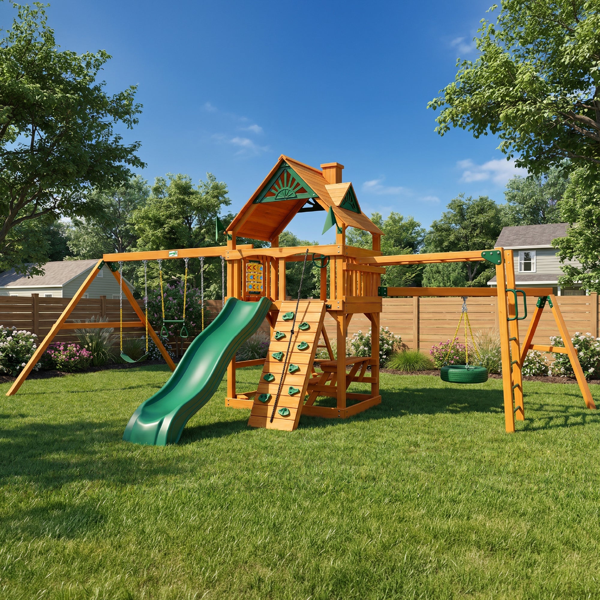 Homestead Swing Set for Kids