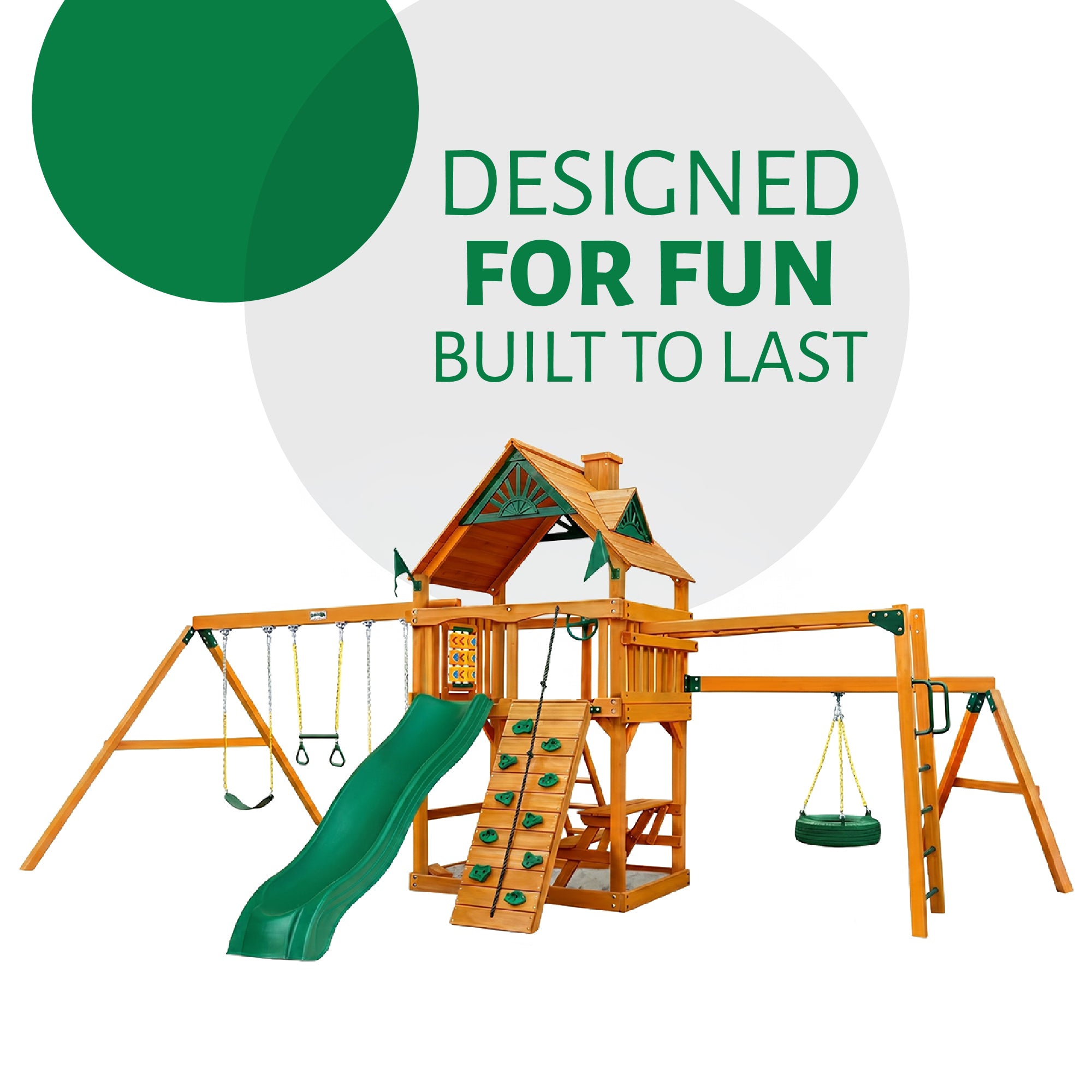 Homestead Swing Set for Kids