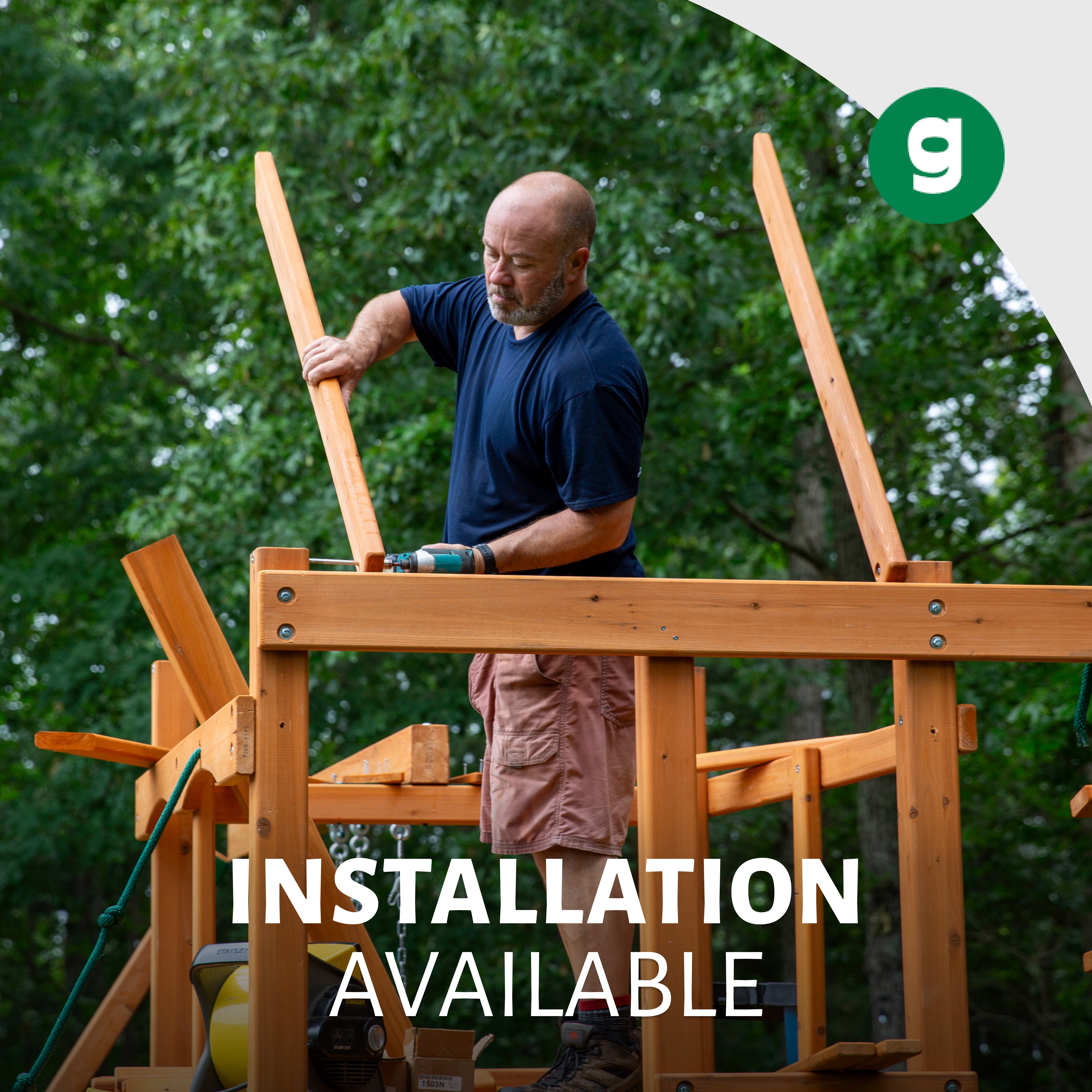 Chateau Tower Swing Set