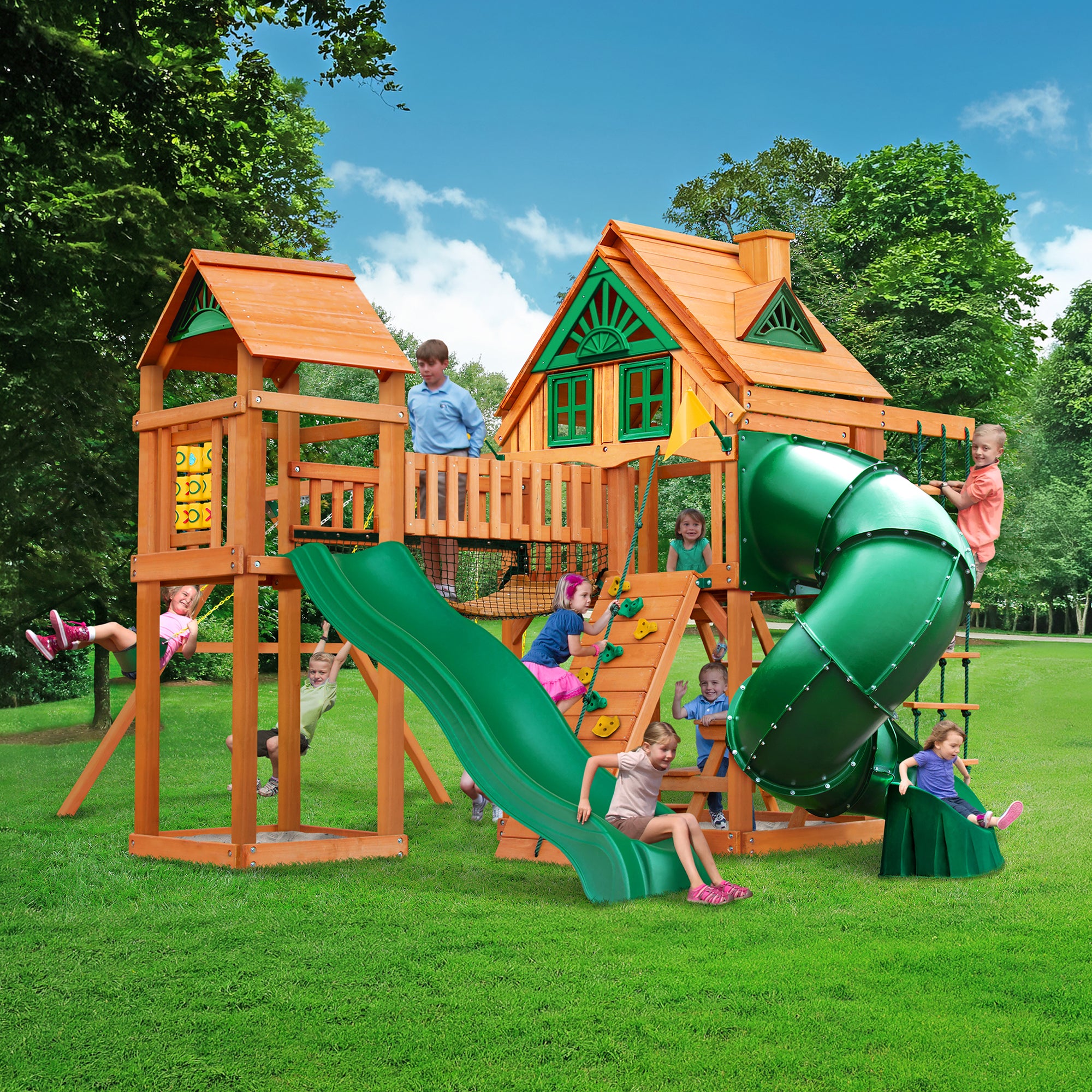 Wilderness Gym Swing Set