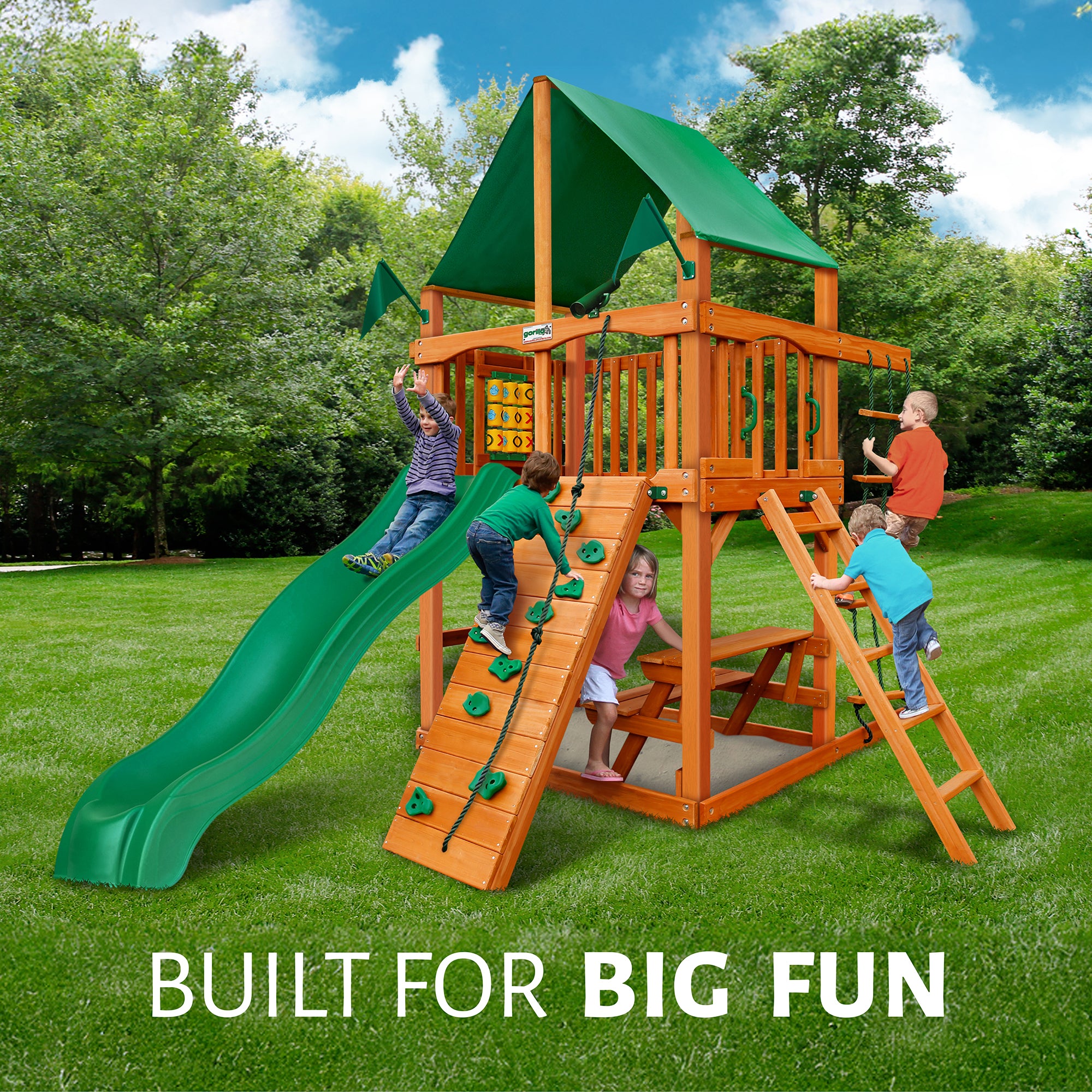 Chateau Tower Swing Set