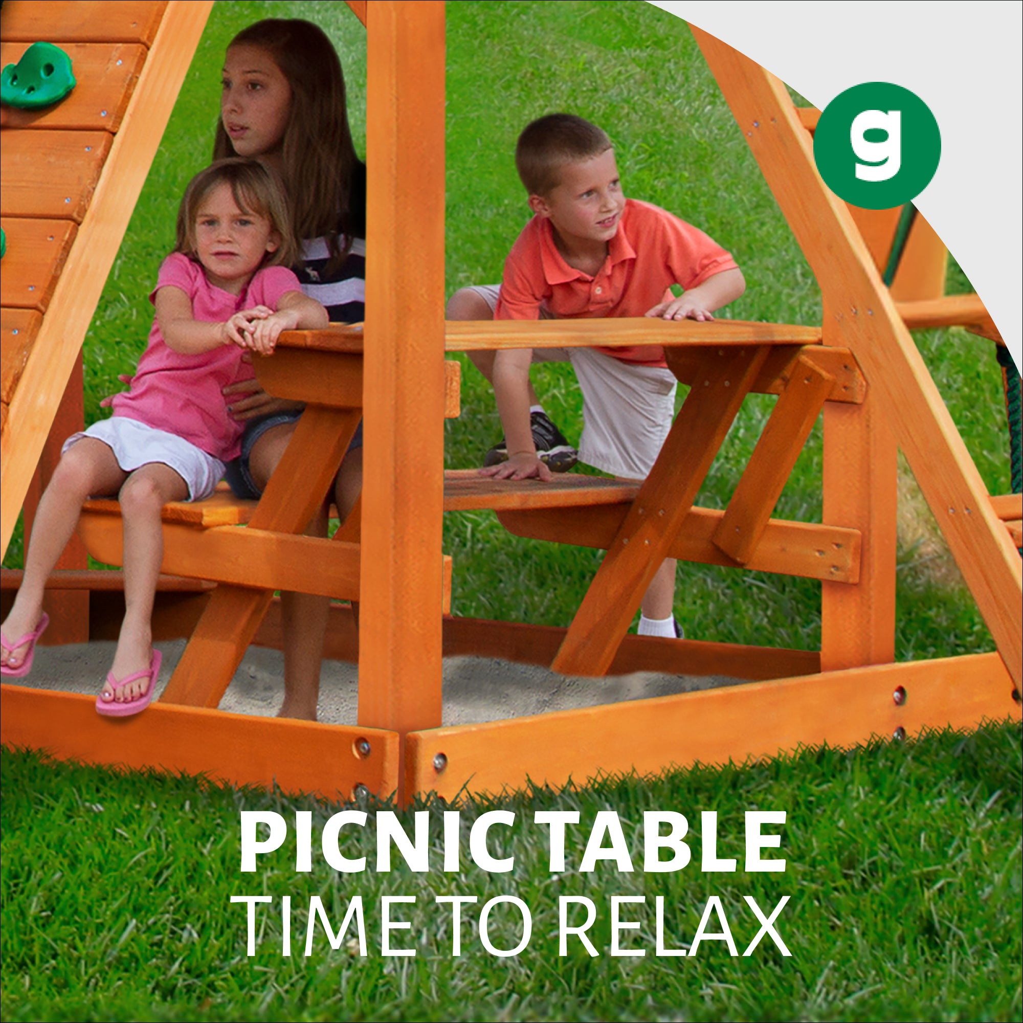 Homestead Swing Set for Kids