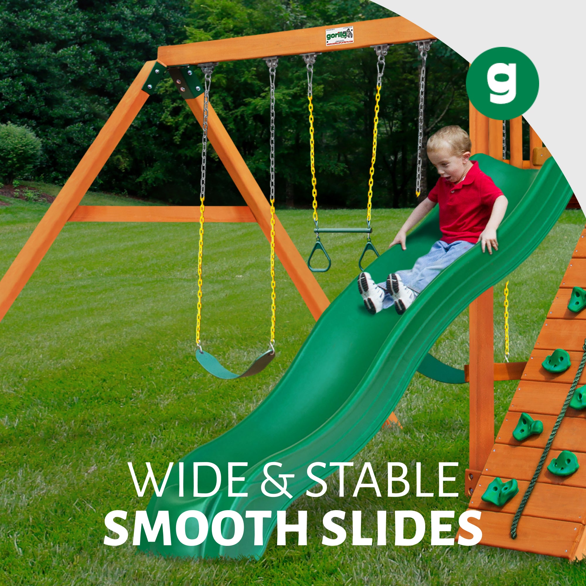 Outing w/ Tube Slide Swing Set