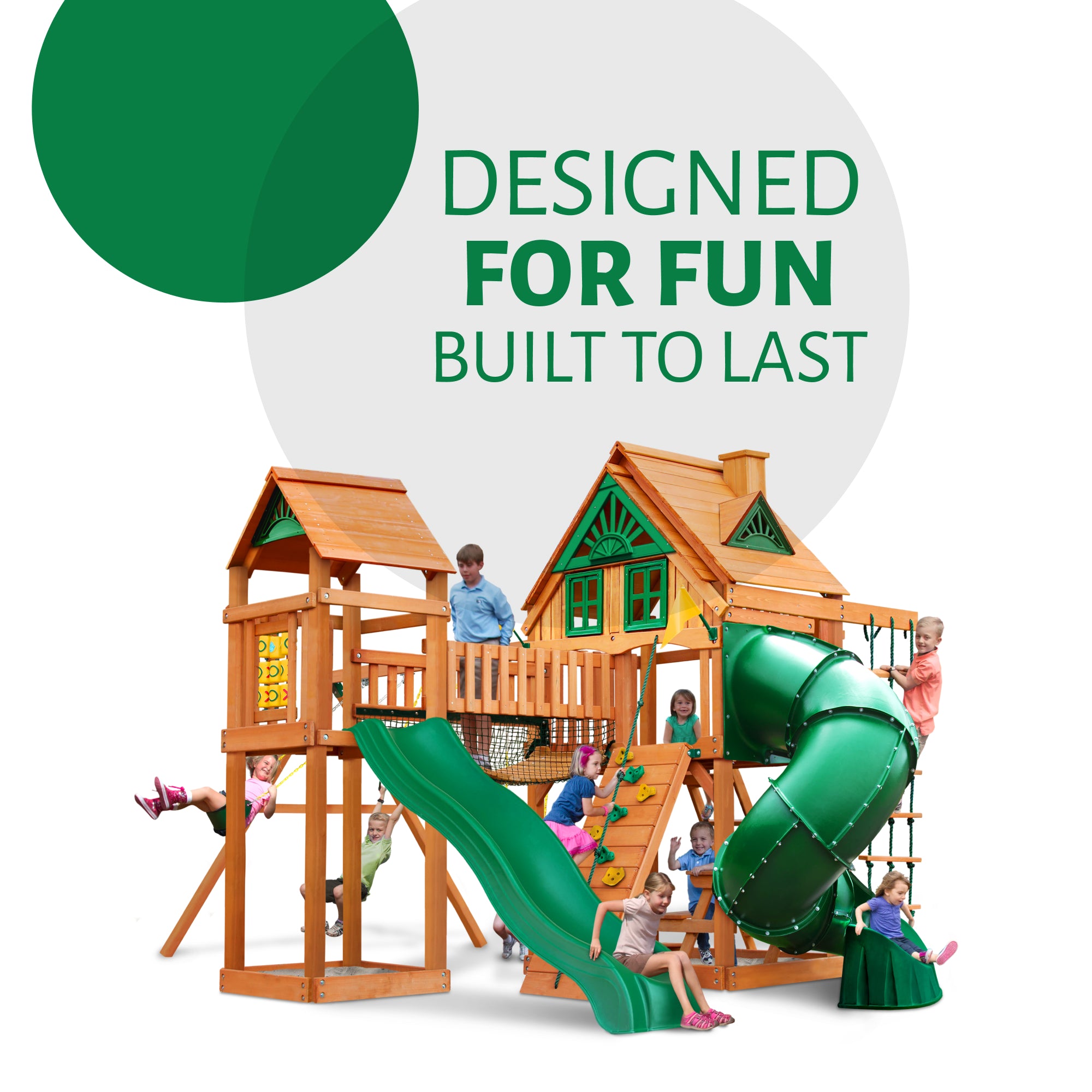Wilderness Gym Swing Set