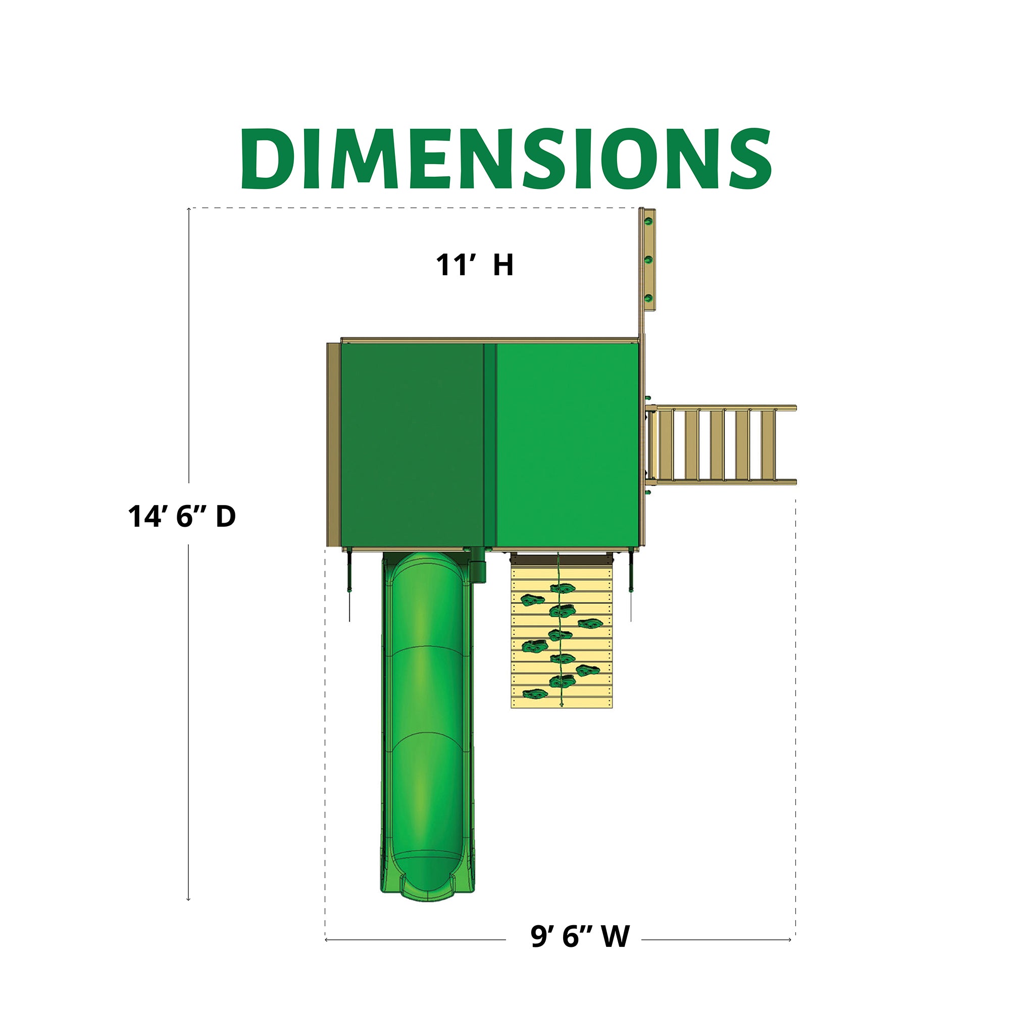 Chateau Tower Swing Set
