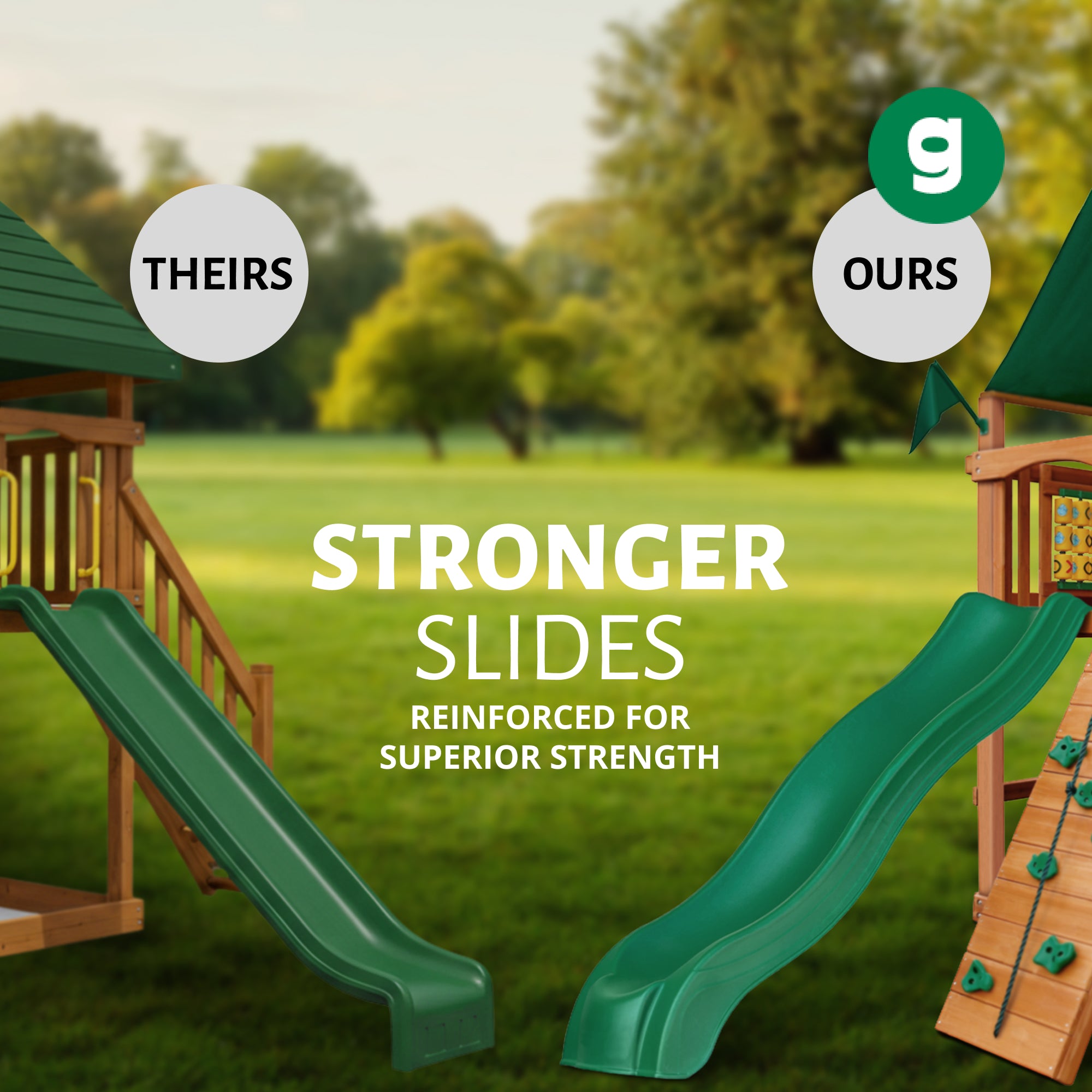 Sun Palace Deluxe Swing Set