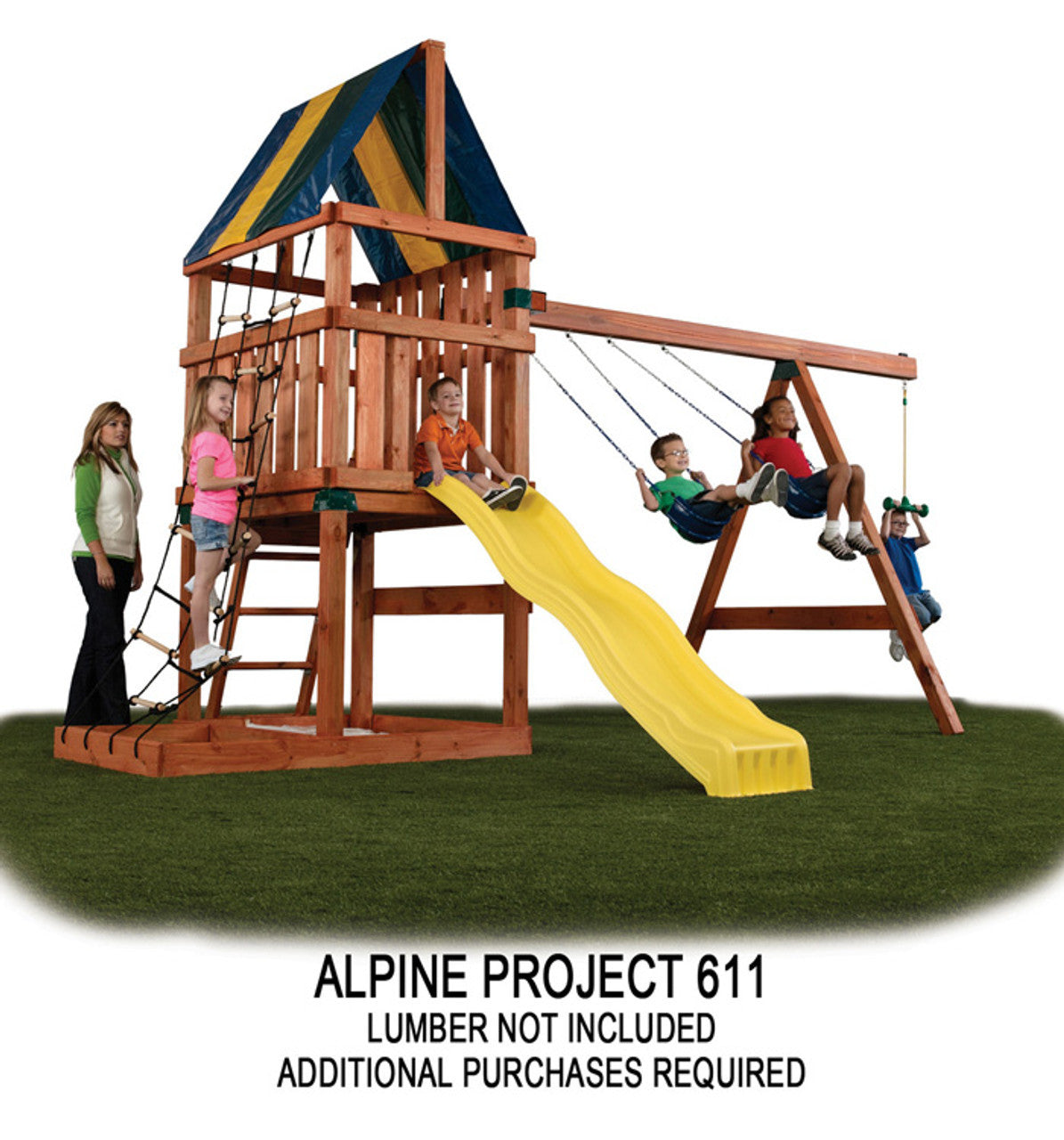 Studio view of DIY playset kit