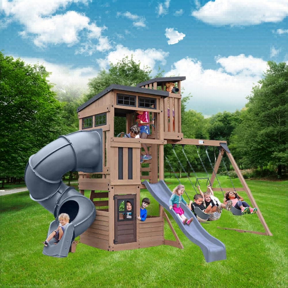 Skyline Lookout Wooden Outdoor Playset