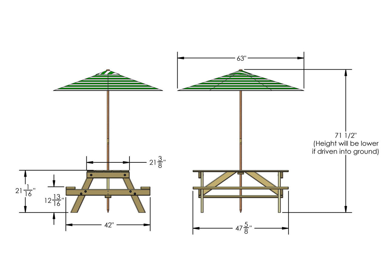 Child's Picnic Table