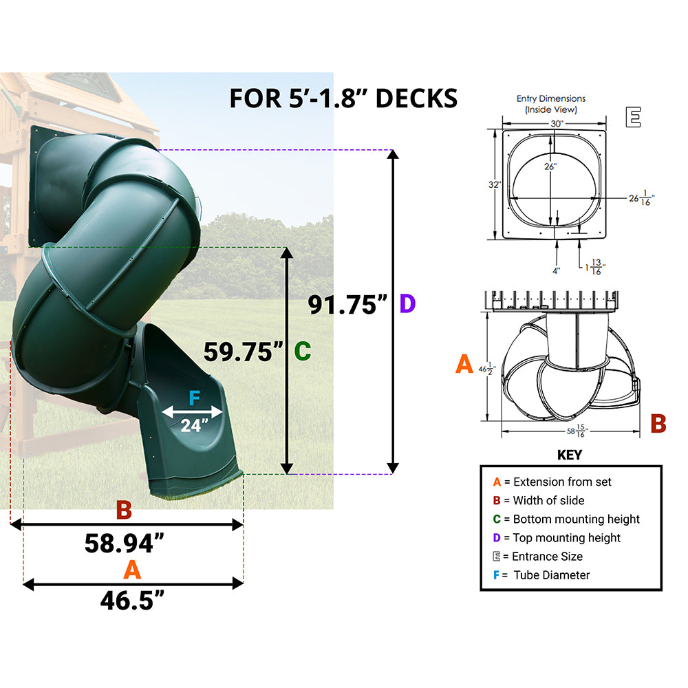 Quick Connect Turbo Tube Slide