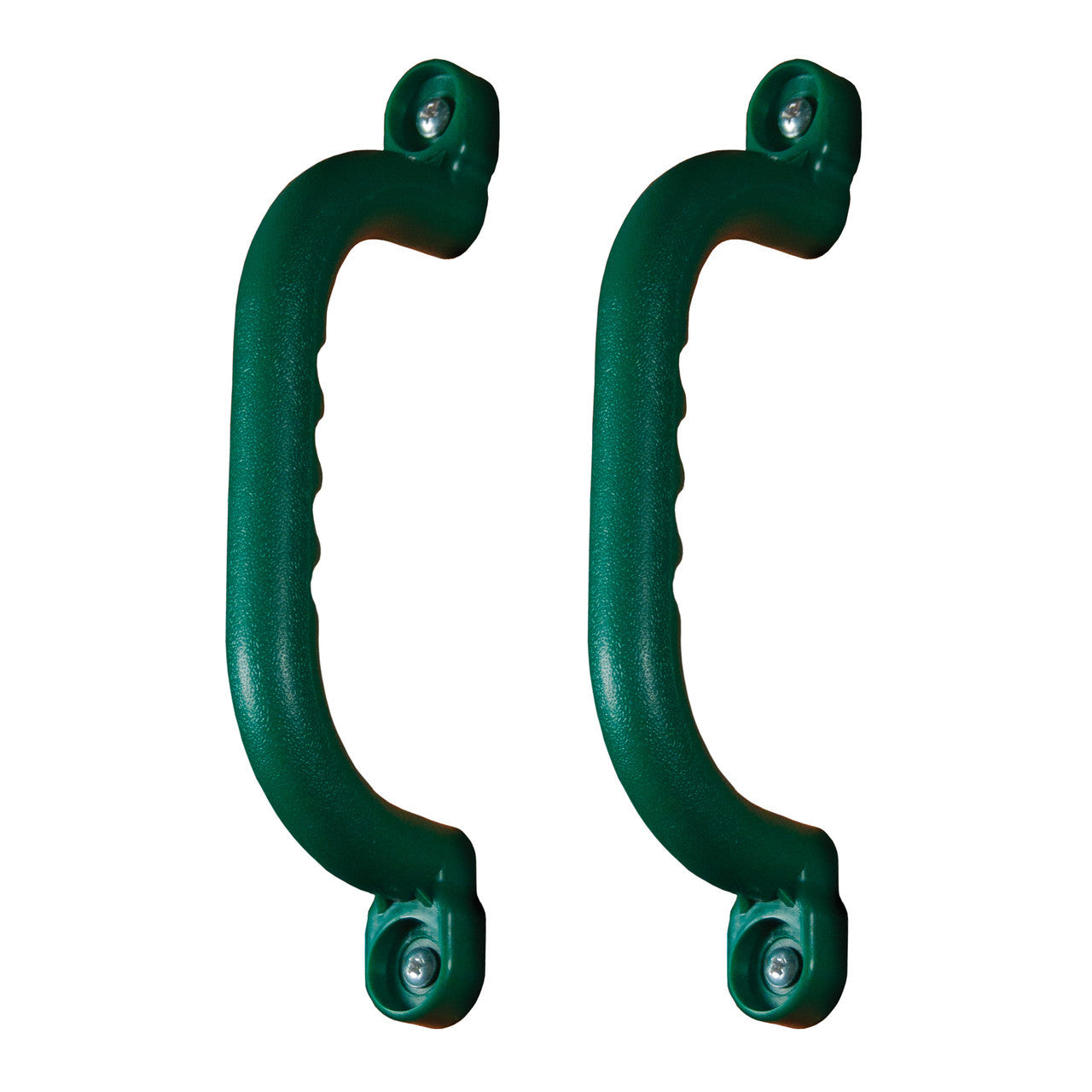 Green swing set safety handles