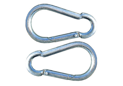 8mm Zinc Spring Clips (pair)