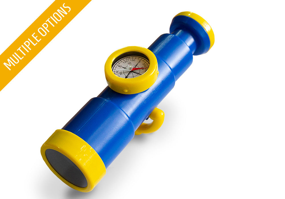 Front view of Telescope w/ Compass  from Gorilla Playsets.