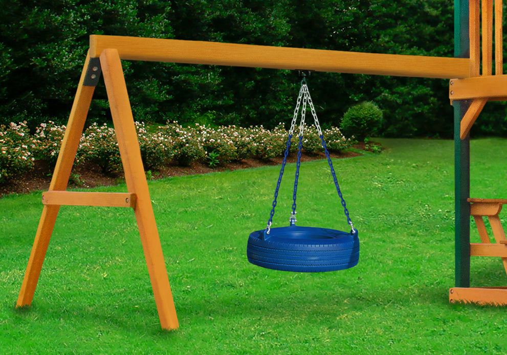 360 Tire Swing - Plastic Enclosed Tire Swing for Playsets