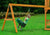 Lifestyle shot of Tire Swing Add-On from Gorilla Playsets.